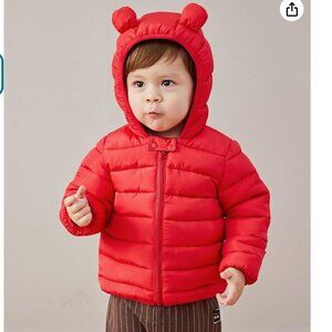 NWOT Unisex Winter Down Puffer Coat for Baby Boys/Girls Lightweight: Size 110